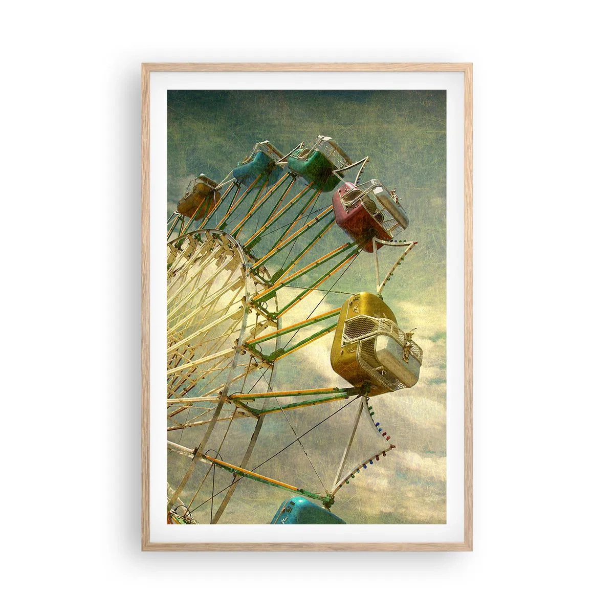 Pôster com moldura de carvalho claro - Será divertido… - 61x91 cm