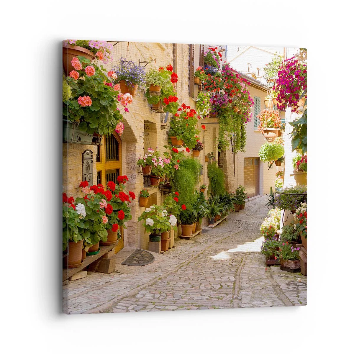 Quadro em tela - Nas flores do dilúvio - 30x30 cm