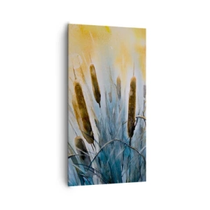 Quadro em tela - O frio da água, o calor do sol - 65x120 cm