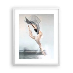 Pôster em moldura branca - Na exultação da dança - 40x50 cm