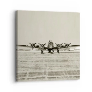 Quadro em tela - Pronto como sempre  - 30x30 cm