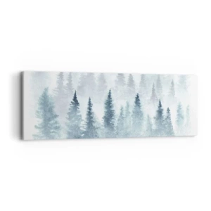 Quadro em tela - Envolto no nevoeiro - 90x30 cm