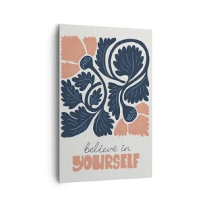 Quadro em tela - E floresces - 80x120 cm