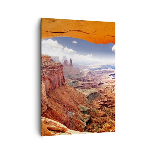 Quadro em tela - Esculpido pela própria natureza - 50x70 cm