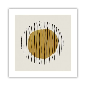 Pôster - Abstração a tremer com o calor - 40x40 cm