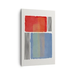 Quadro em tela - A alma da geometria - 80x120 cm