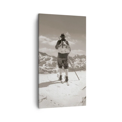 Quadro em tela - E as montanhas são as mesmas - 45x80 cm