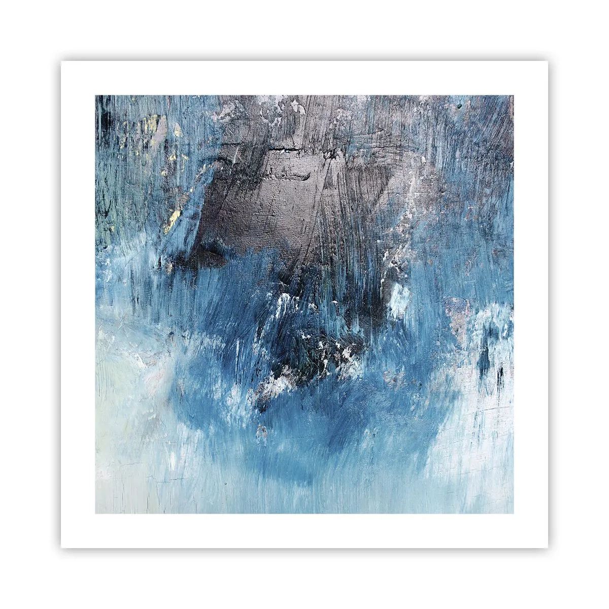 Pôster - Rapsódia em azul - 50x50 cm