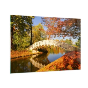 Quadro em vidro - Na ponte branca dos suspiros - 100x70 cm