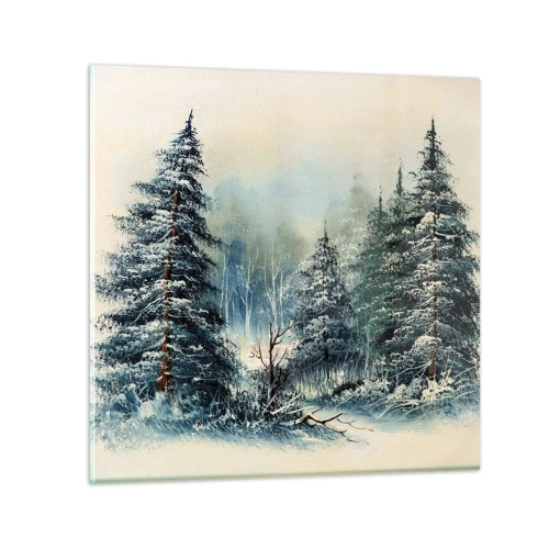 Quadro em vidro - Prontas para o Natal - 30x30 cm