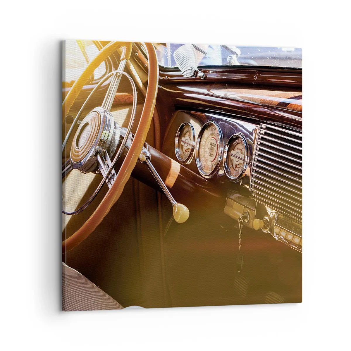 Quadro em tela - Um sopro de luxo do passado - 50x50 cm