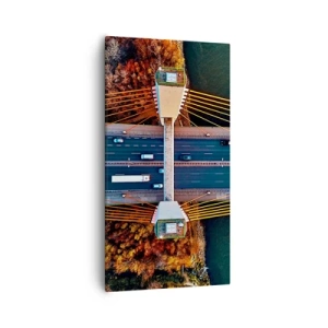 Quadro em tela - Além das águas, além das florestas - 55x100 cm