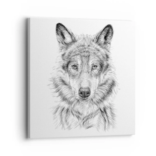 Quadro em tela - Um líder nato - 30x30 cm