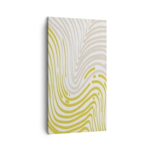 Quadro em tela - Uma composição com uma curvatura suave - 45x80 cm