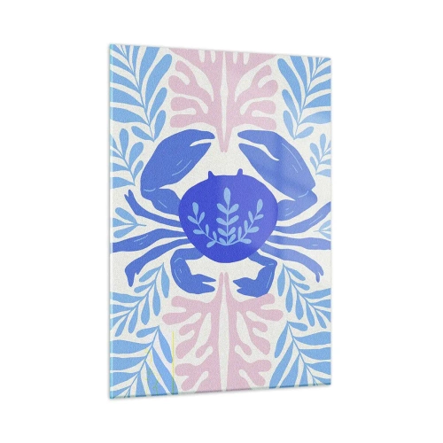 Quadro em vidro - Como uma flor do mar - 50x70 cm