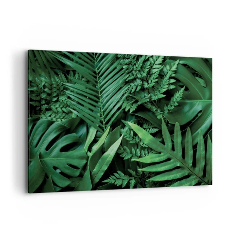 Quadro em tela - Envolto em verde - 120x80 cm