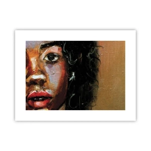 Pôster - Preto e brilho - 40x30 cm