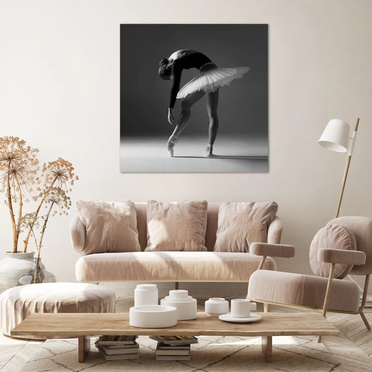 Quadro em tela - Bella balerina - 40x40 cm