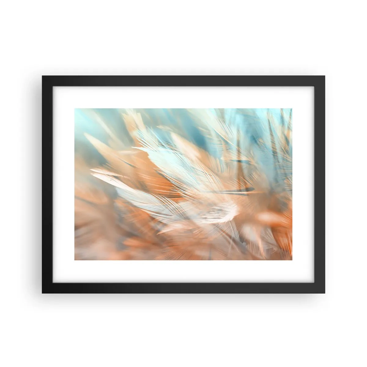 Pôster com moldura preta - Na terra da gentileza - 40x30 cm