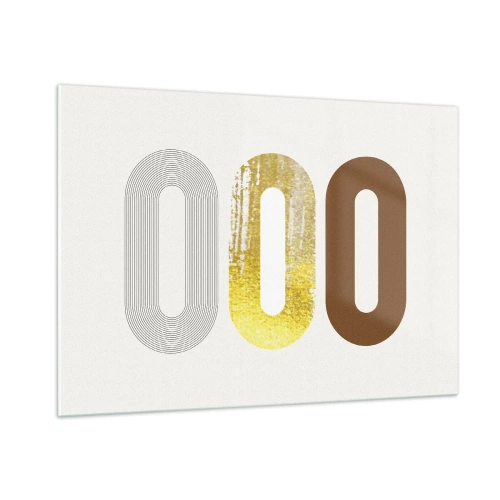 Quadro em vidro - Uuu! - 100x70 cm