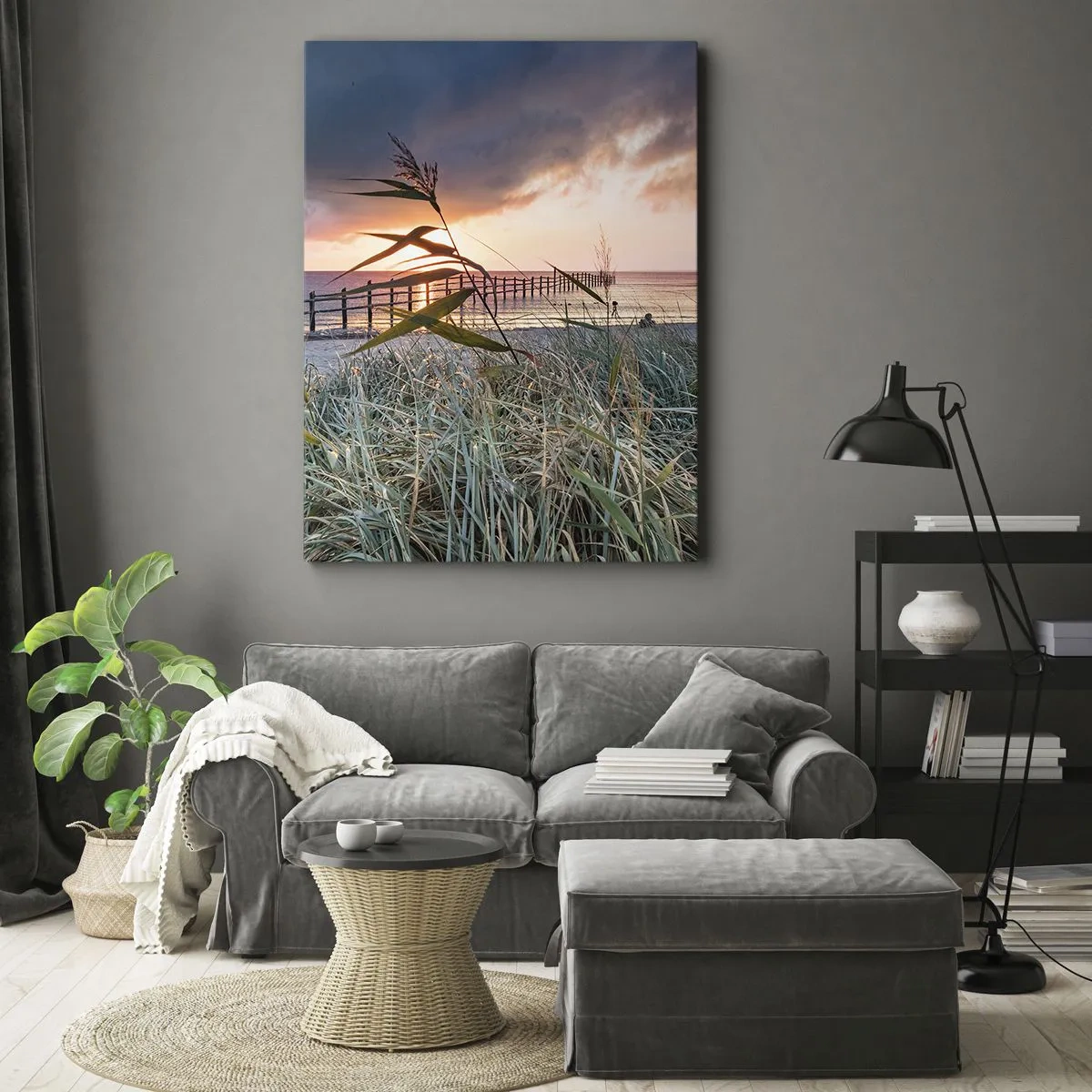 Quadro em tela - O vento não leva - 50x70 cm