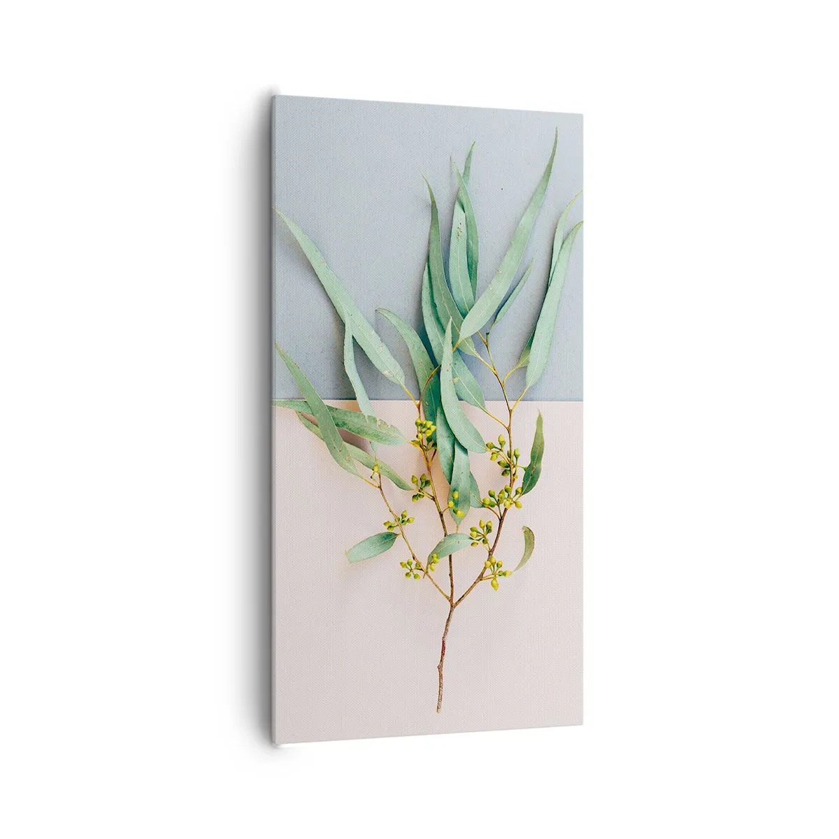 Quadro em tela - Sutileza pastel - 65x120 cm