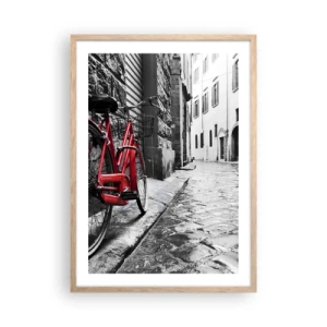 Pôster com moldura de carvalho claro - A verdadeira beleza não envelhece - 50x70 cm