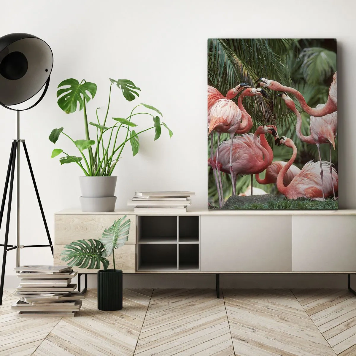 Quadro em tela - Fofocas da tarde - 50x70 cm