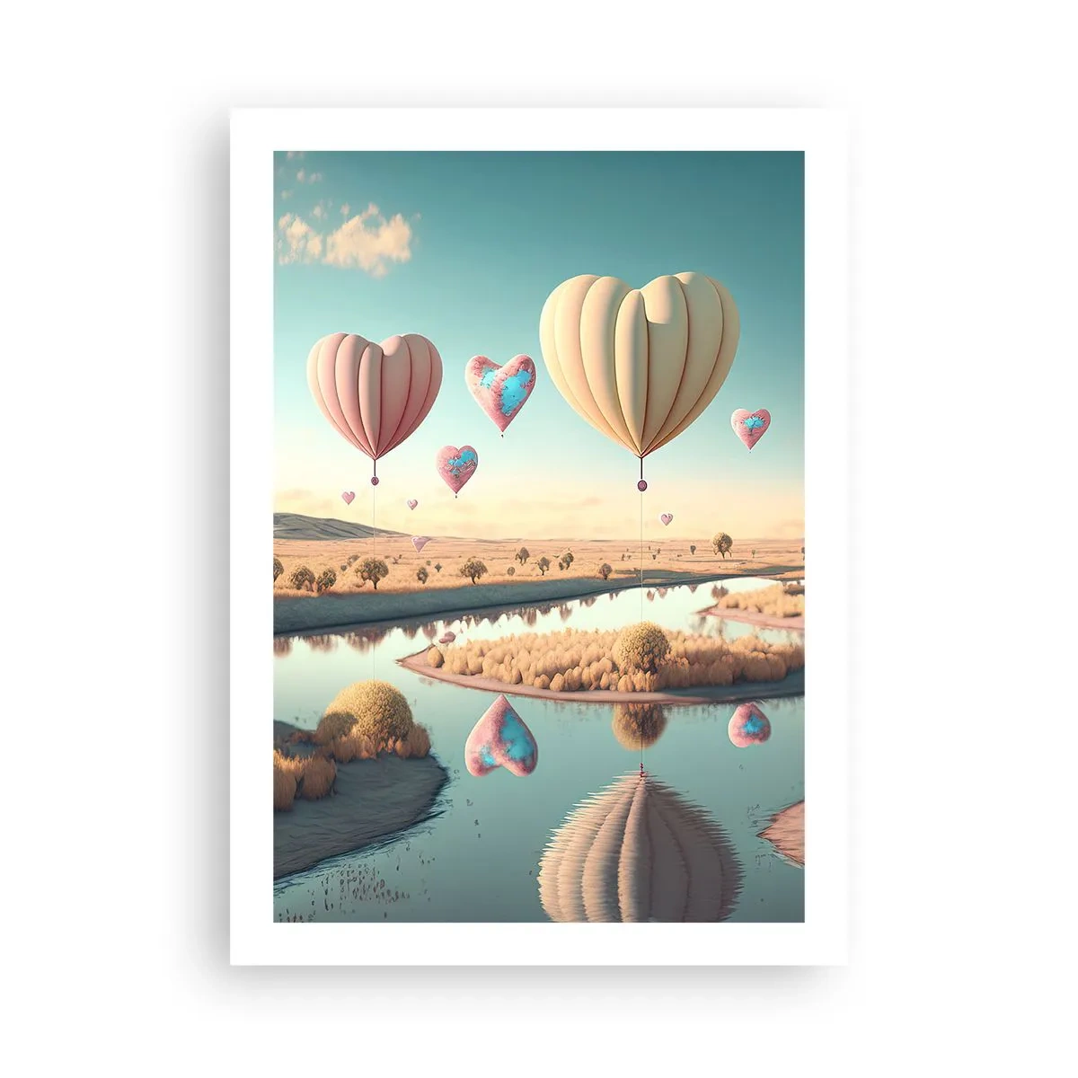 Pôster - O amor permite se reerguer - 50x70 cm