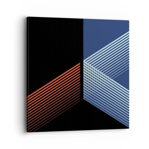 Quadro em tela - Uma história simples - 40x40 cm