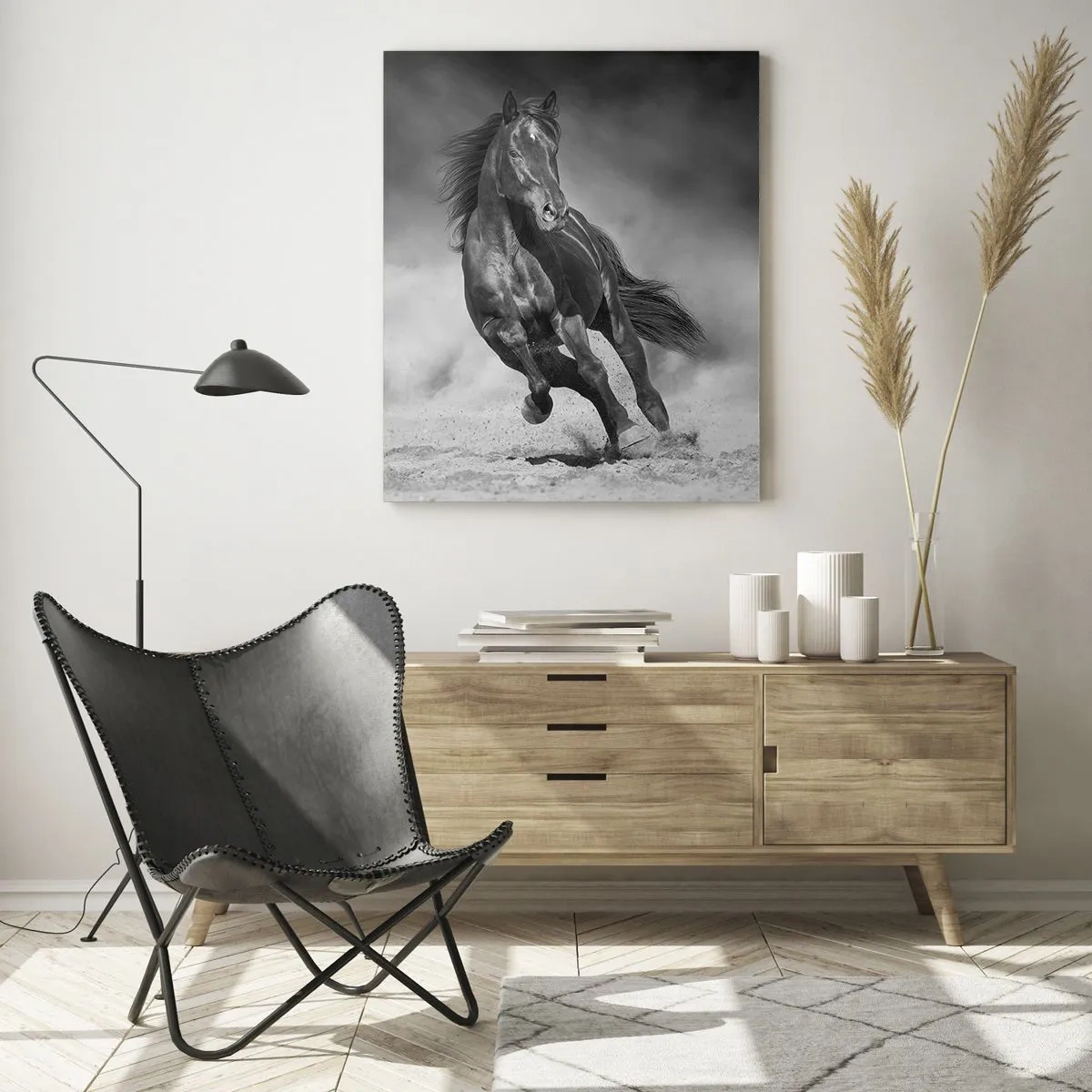 Quadro em vidro - Digno do próprio emir - 50x70 cm