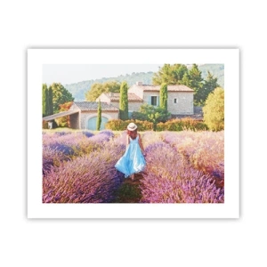Pôster - Menina Lavanda - 50x40 cm