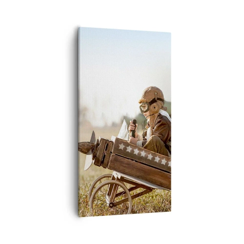 Quadro em tela - O início rumo a um sonho - 55x100 cm