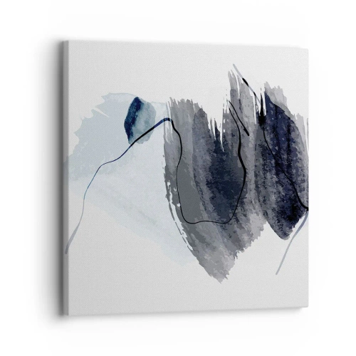 Quadro em tela - Intensidade e movimento - 30x30 cm