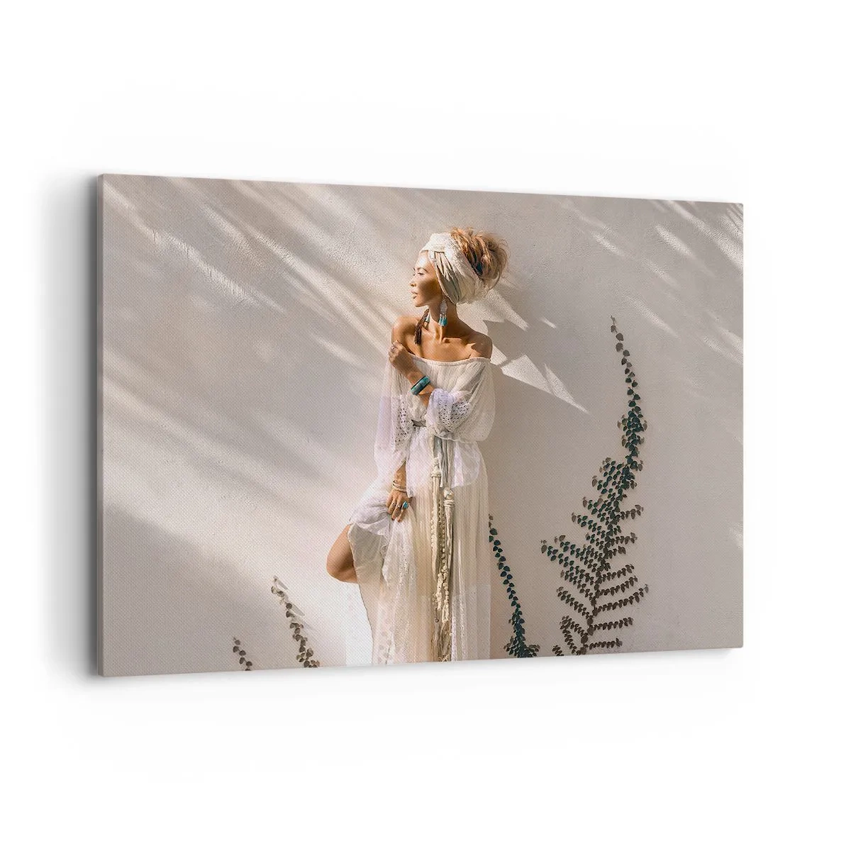 Quadro em tela - O sol e a garota - 120x80 cm