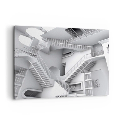 Quadro em tela - Paradoxos do espaço - 100x70 cm