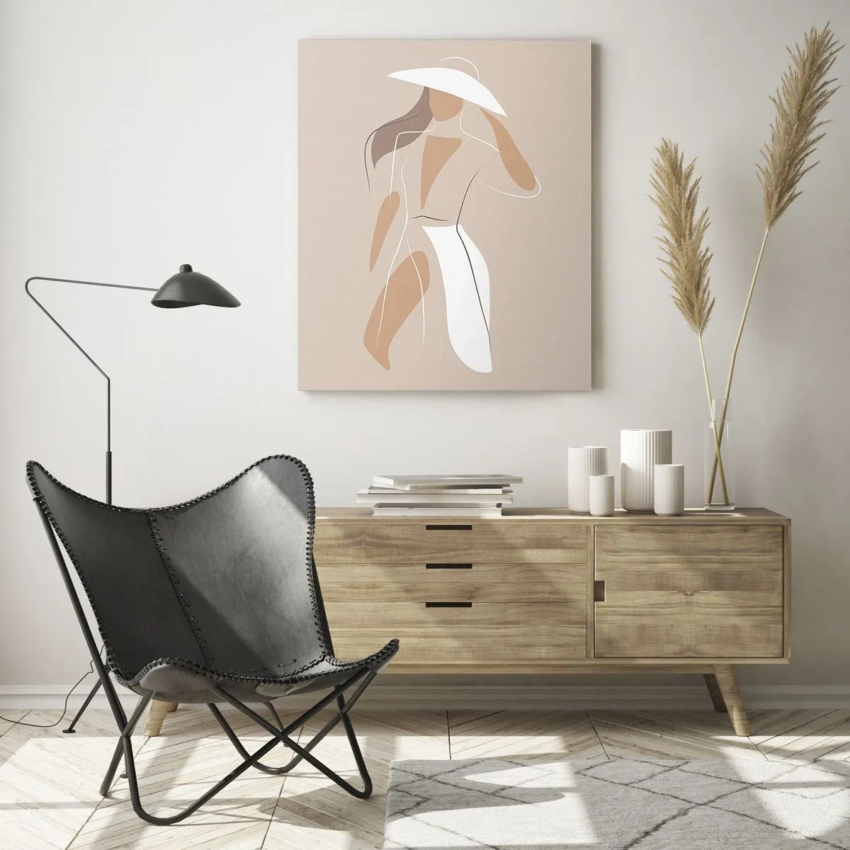 Quadro em vidro - A moda é diversão - 50x70 cm