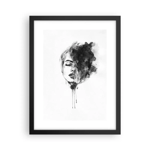 Pôster com moldura preta - O que sonha uma rapariga - 30x40 cm