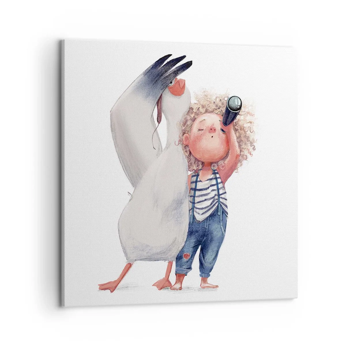 Quadro em tela - O itinerário da grande viagem - 50x50 cm