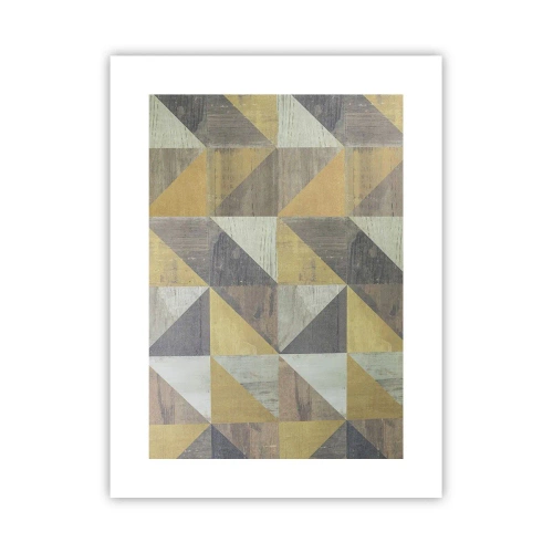 Pôster - Em ângulo com um triângulo - 30x40 cm