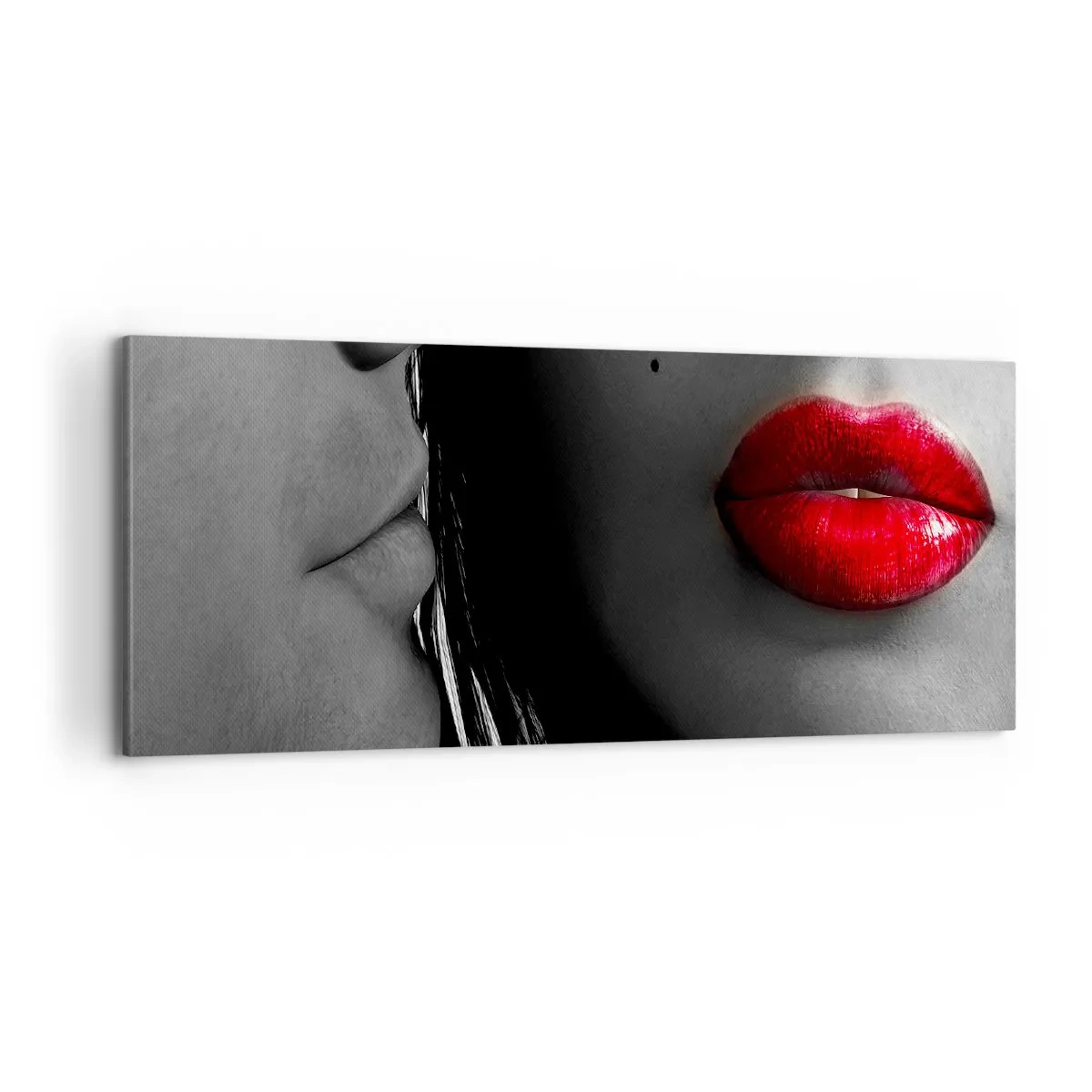 Quadro em tela - Cara a cara  - 100x40 cm