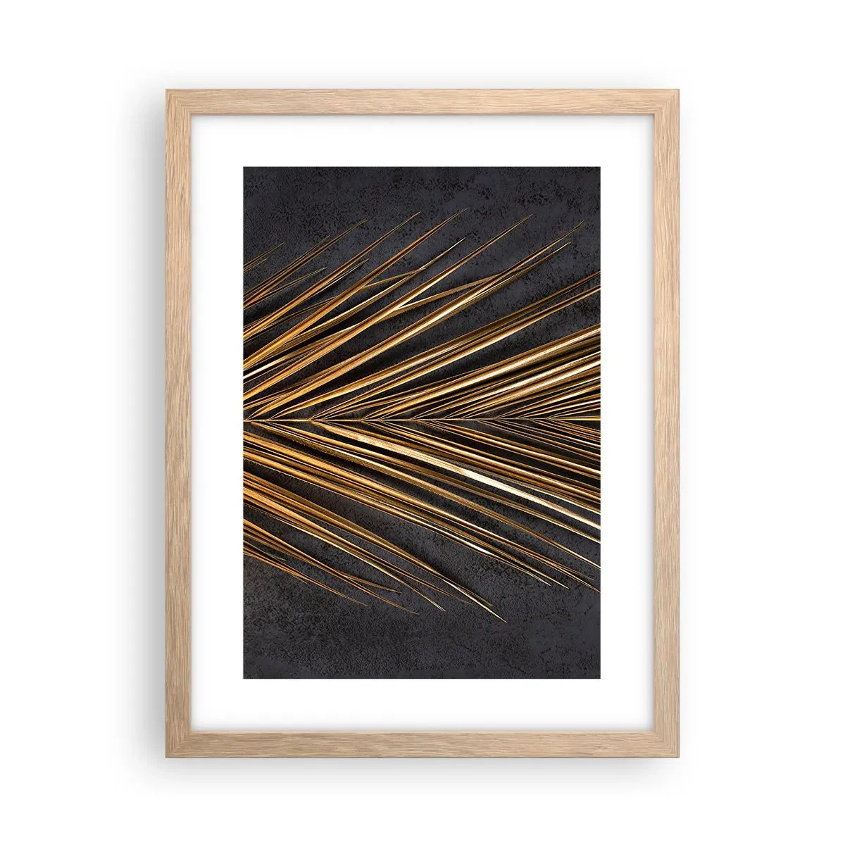 Pôster com moldura de carvalho claro - Ouro dos trópicos - 30x40 cm