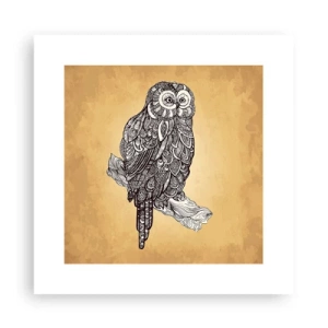 Pôster - Ornamentos intrincados de sabedoria - 30x30 cm