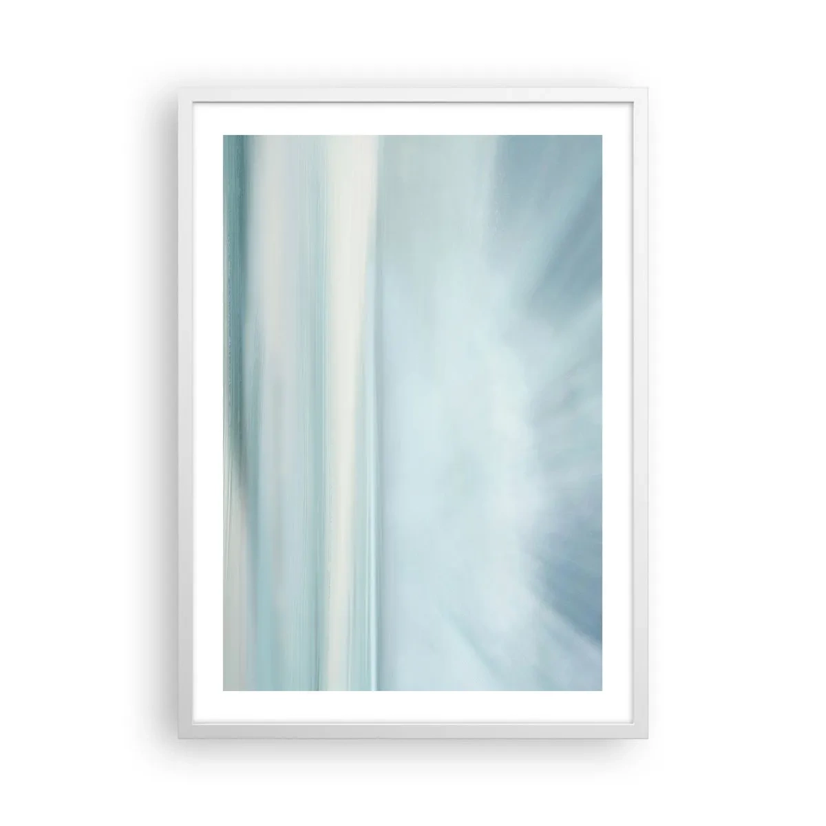 Pôster em moldura branca - Paz ao horizonte - 50x70 cm