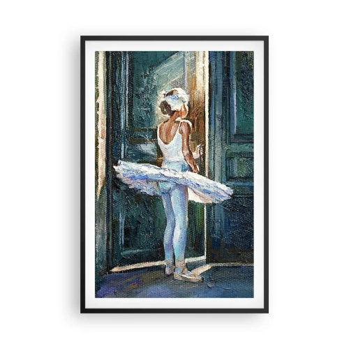 Pôster com moldura preta - Antes do show - 61x91 cm