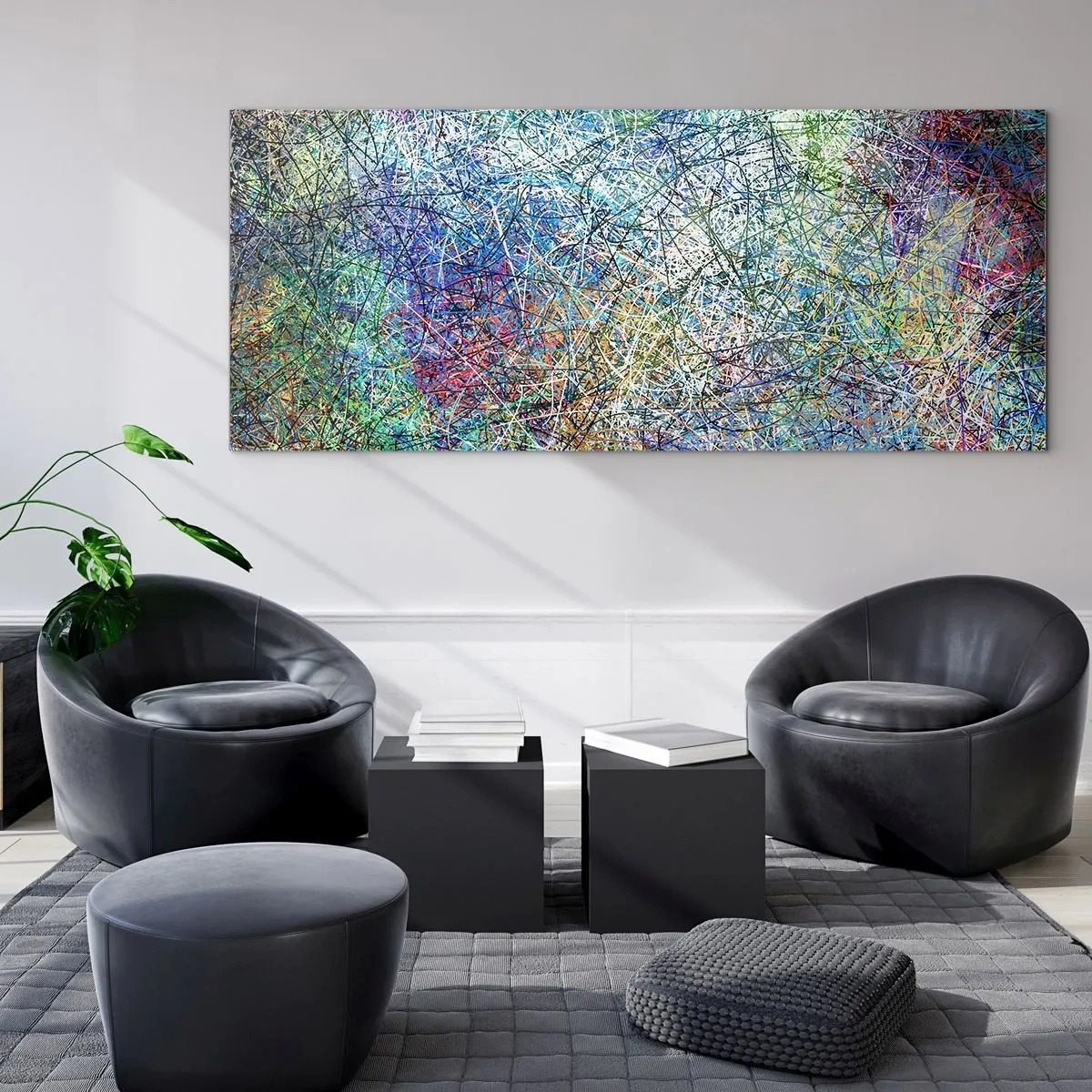Quadro em vidro - Não é assim tão simples - 100x40 cm