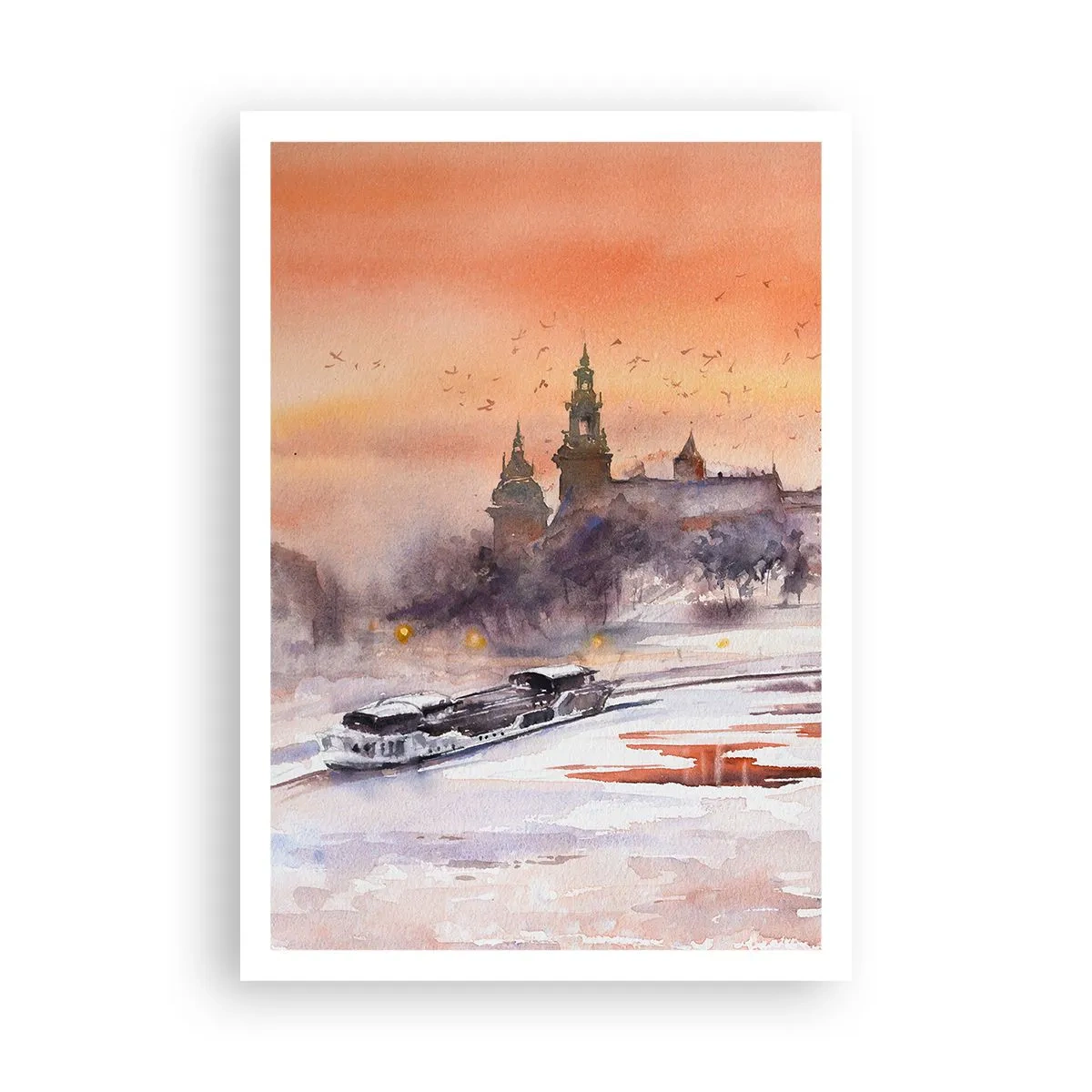 Pôster - Pôr do sol real - 70x100 cm