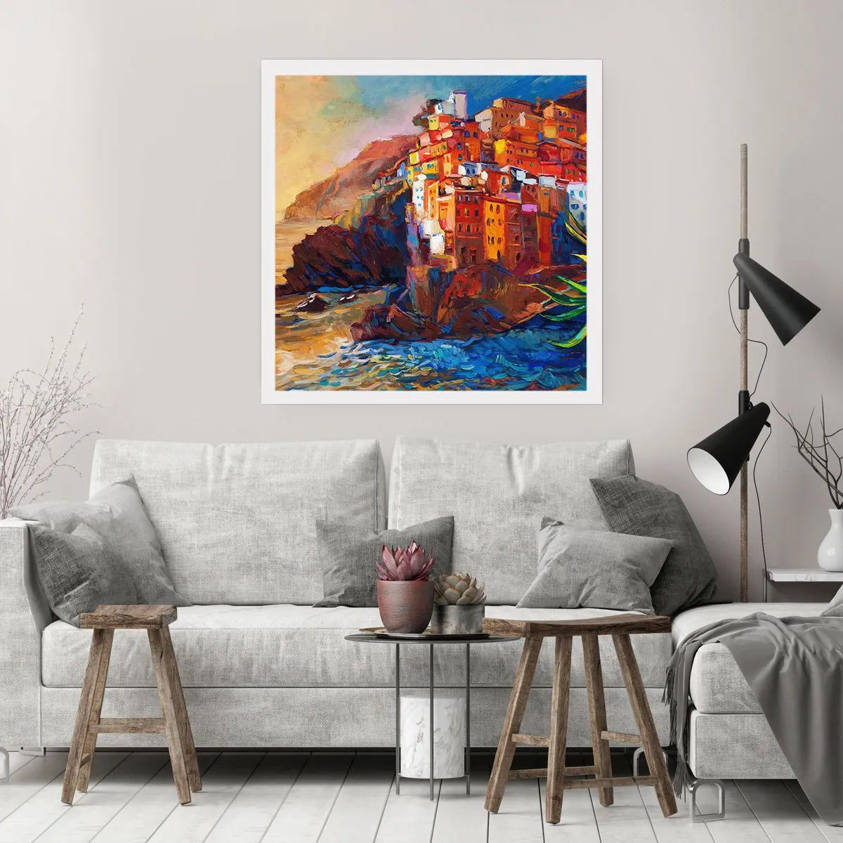 Pôster - Vibrações italianas - 50x50 cm