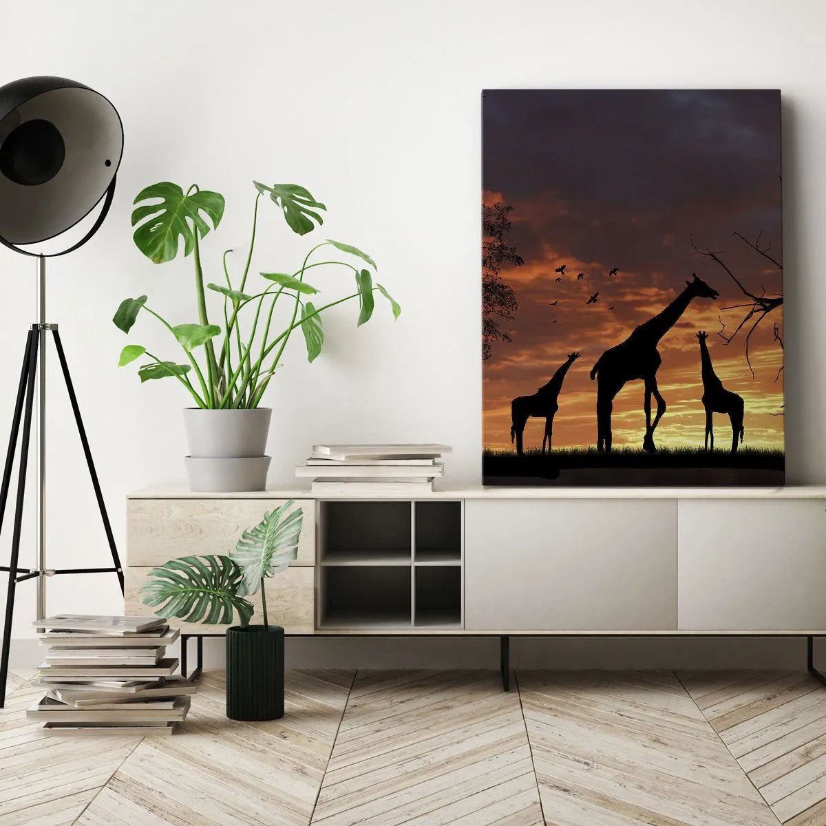 Quadro em tela - Um pequeno jantar com seus entes queridos - 50x70 cm