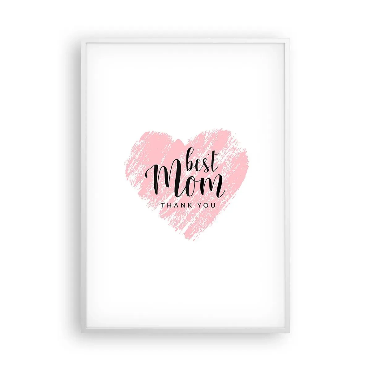 Pôster em moldura branca - Sempre o momento certo - 70x100 cm